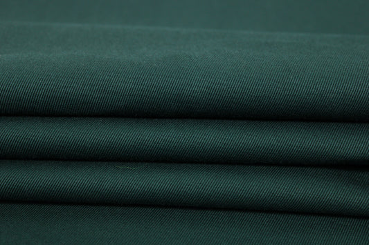 Tissu gabardine de coton prestige - vert sapin - photo 2/3 | So Tissus