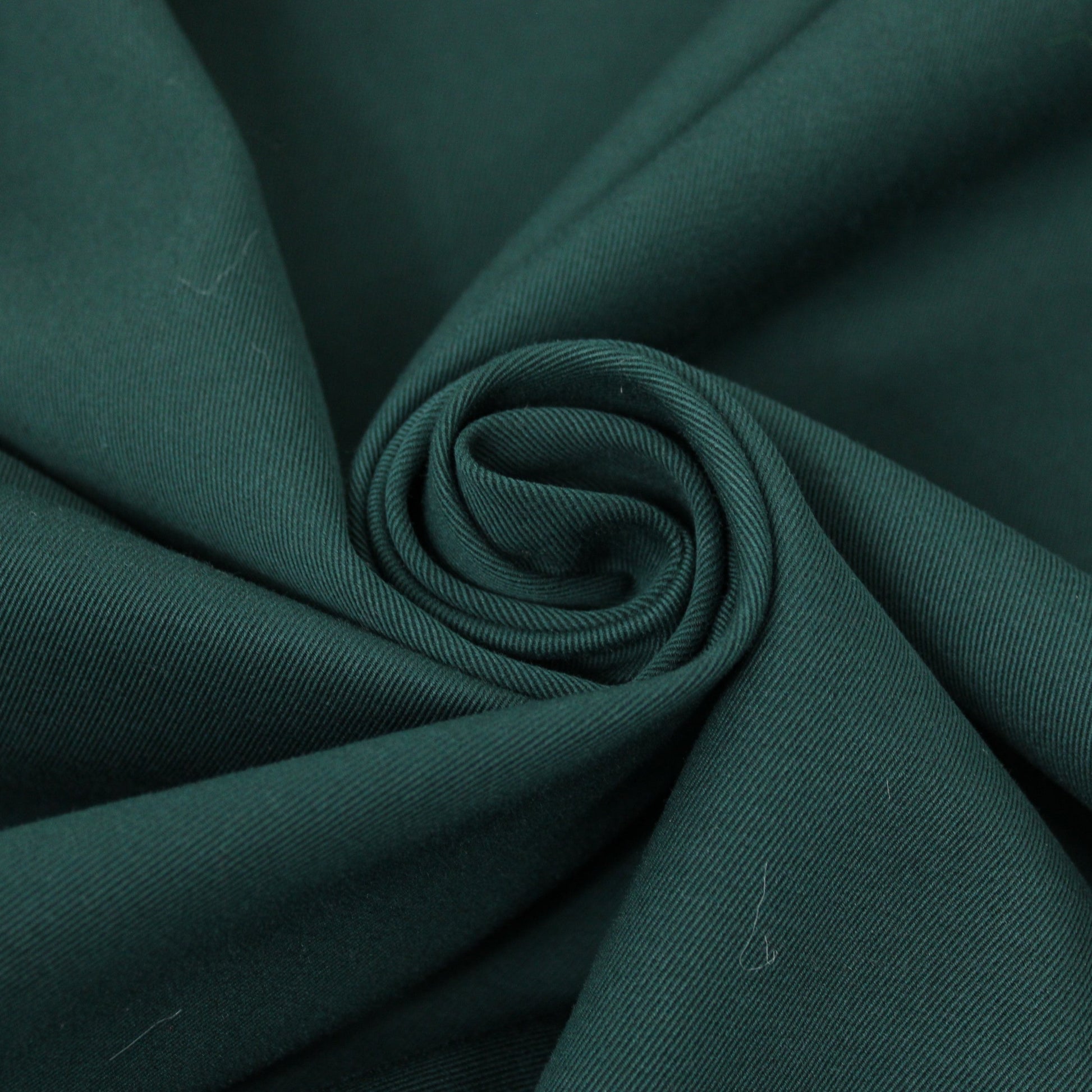 Tissu gabardine de coton prestige - vert sapin - photo 1/3 | So Tissus