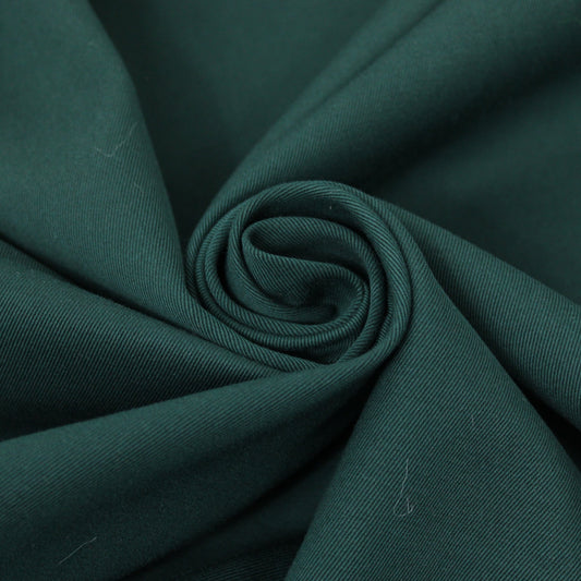 Tissu gabardine de coton prestige - vert sapin - photo 1/3 | So Tissus