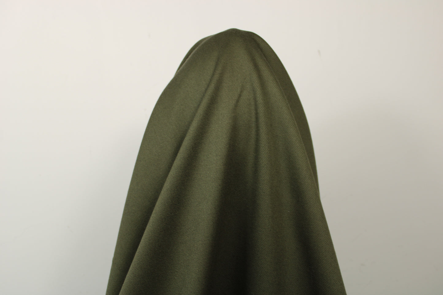 Tissu sergé de laine - kaki - photo 3/3 | So Tissus