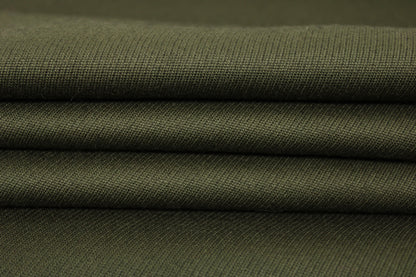 Tissu sergé de laine - kaki - photo 2/3 | So Tissus