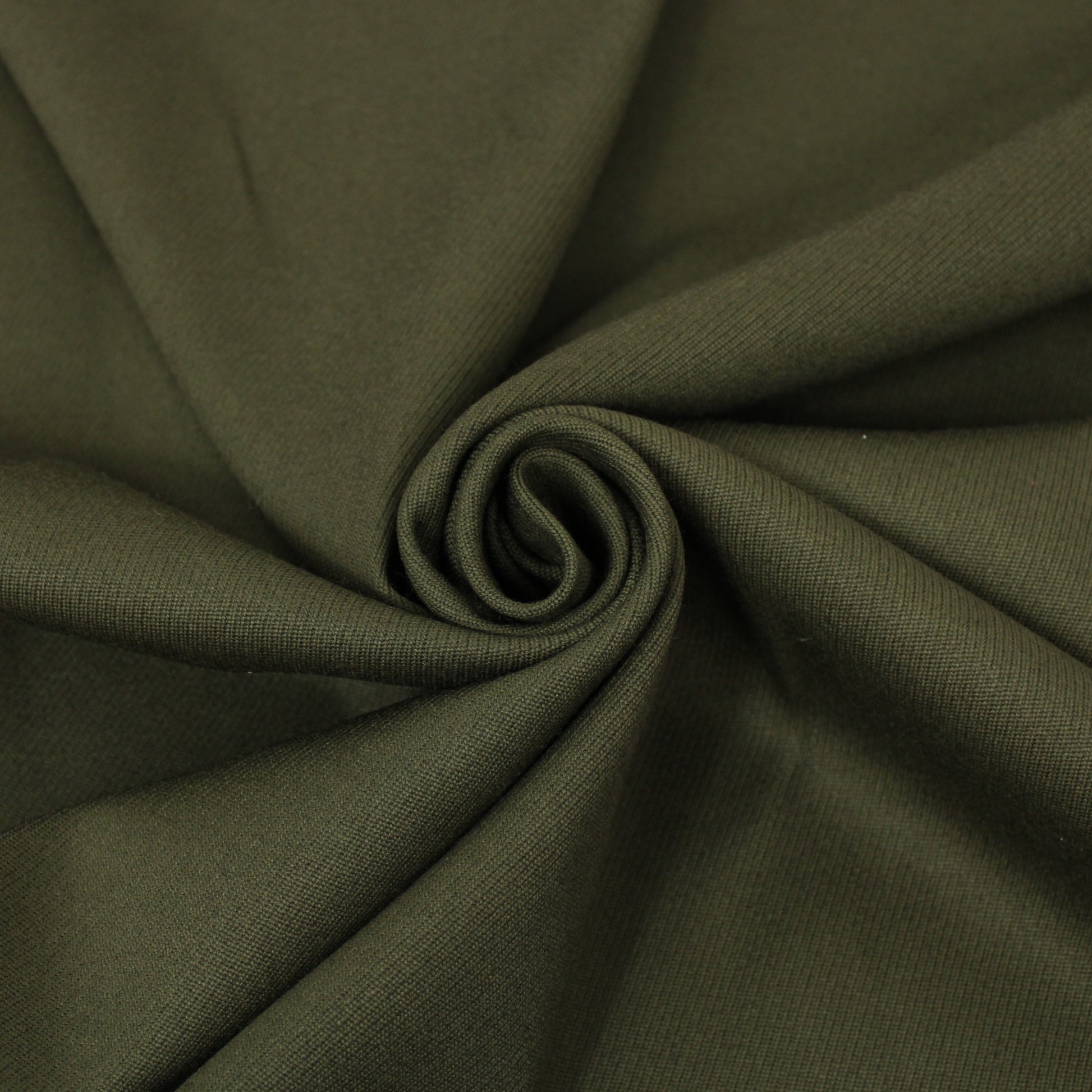 Tissu sergé de laine - kaki - photo 1/3 | So Tissus