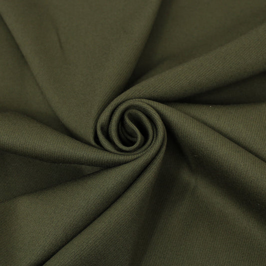 Tissu sergé de laine - kaki - photo 1/3 | So Tissus
