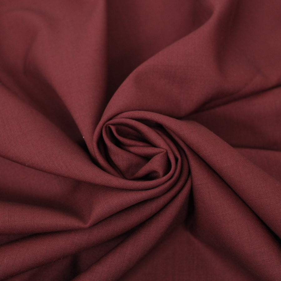Tissu laine froide - rouge sang