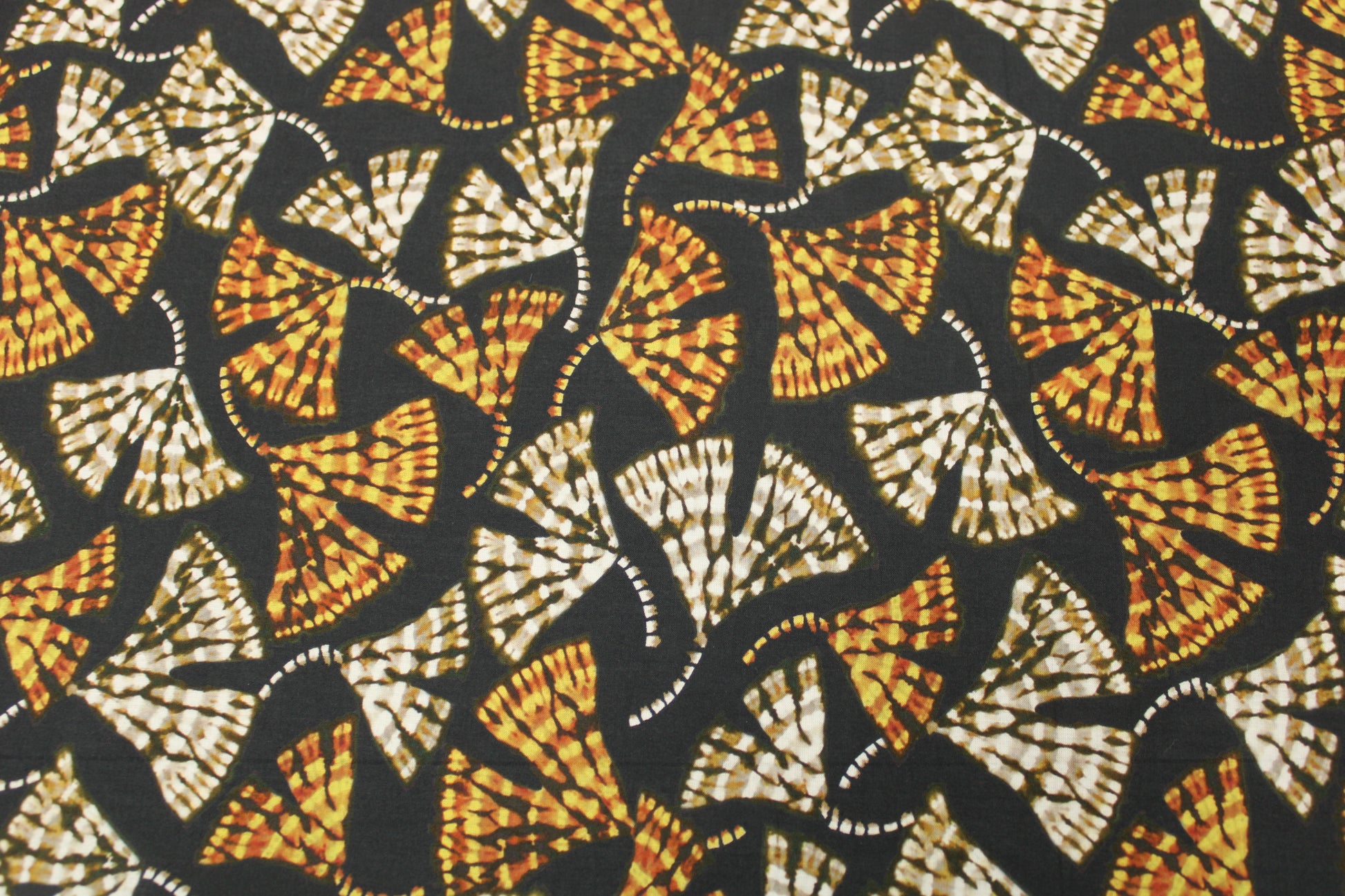 Tissu voile viscose - imprimé pissenlit abstrait - photo 4/5 | So Tissus