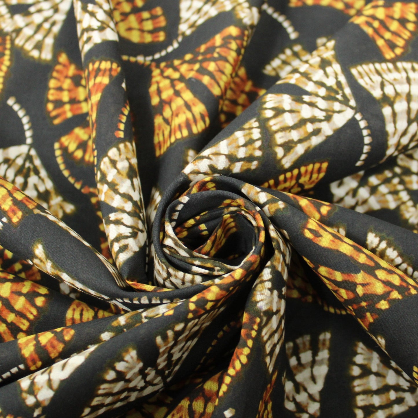 Tissu voile viscose - imprimé pissenlit abstrait - photo 1/5 | So Tissus