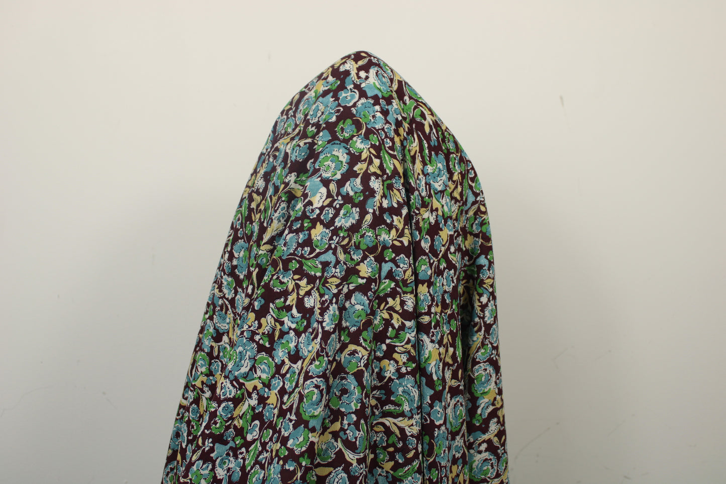 Tissu crêpon viscose - petite fleurs bleus - photo 3/5 | So Tissus