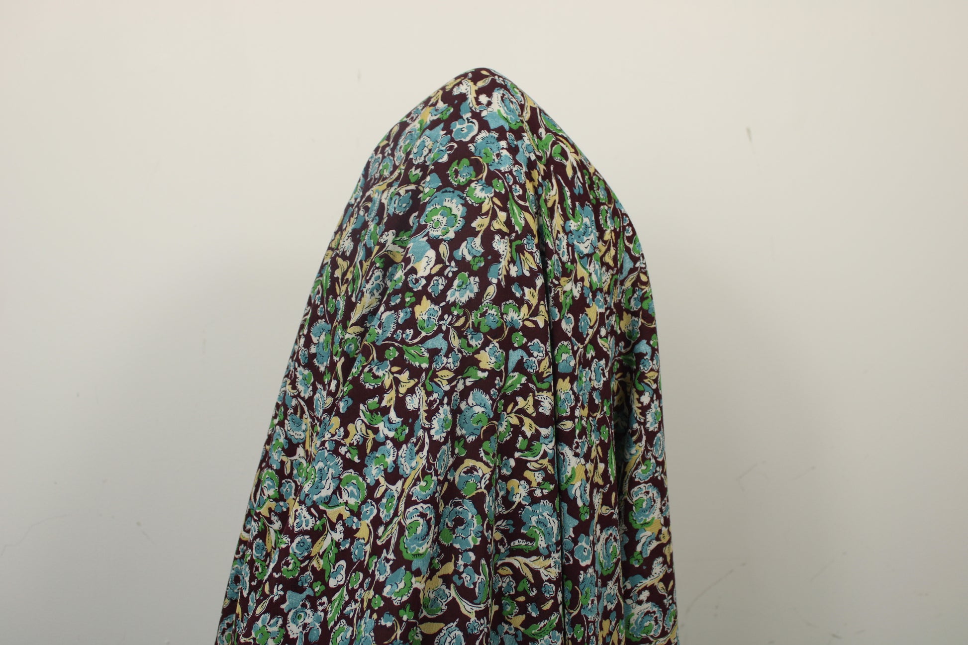 Tissu crêpon viscose - petite fleurs bleus - photo 3/5 | So Tissus
