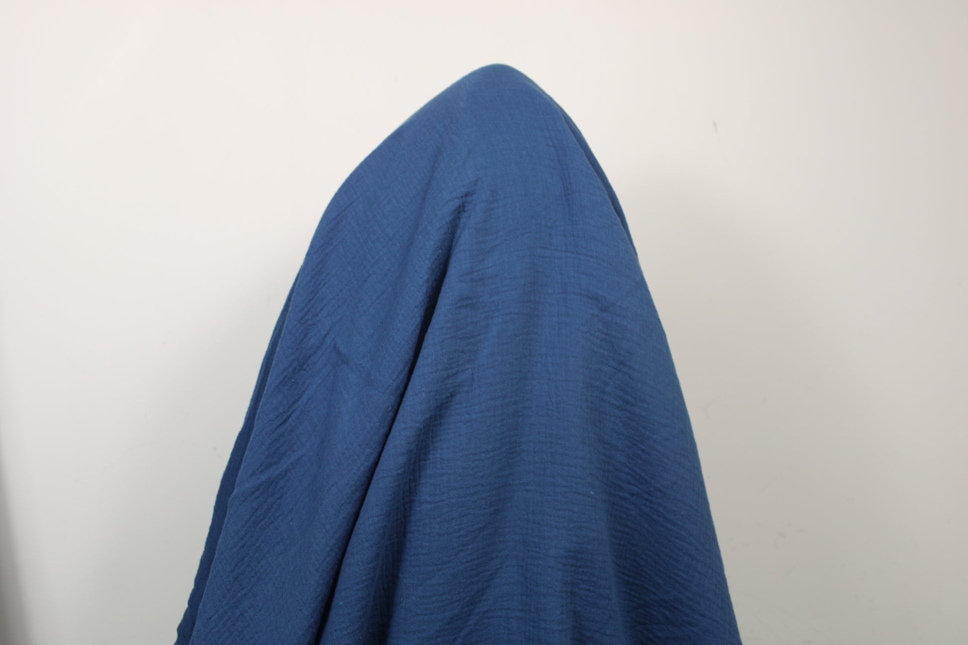 Tissu double gaze de coton - bleu pétrole - photo 3/3 | So Tissus