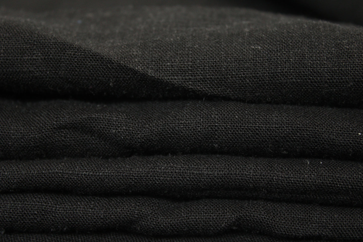 Tissu lin - noir - photo 2/3 | So Tissus