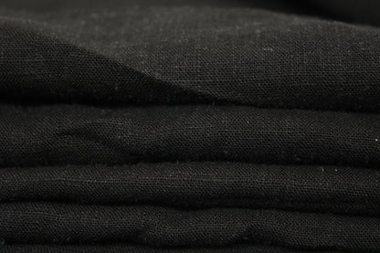 Tissu lin - noir - photo 2/3 | So Tissus
