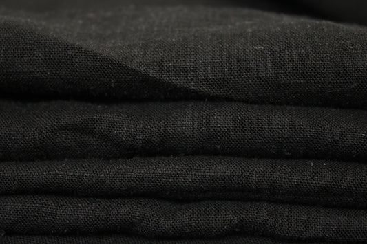 Tissu lin - noir - photo 2/3 | So Tissus