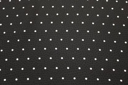Tissu crêpe de soie - imprimé à pois - noir et blanc - photo 4/5 | So Tissus