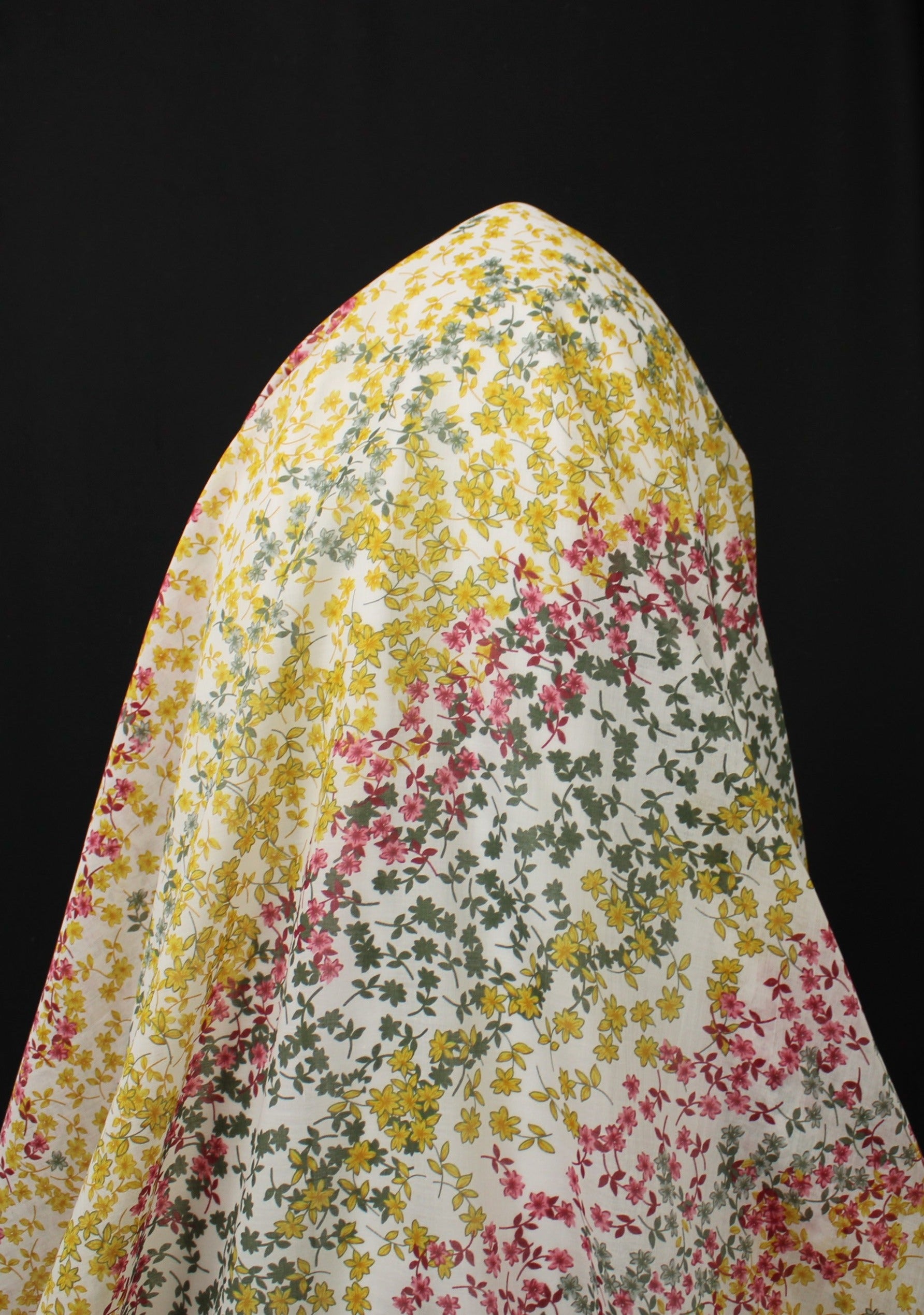 Tissu voile viscose - imprimé fleuri - photo 3/5 | So Tissus