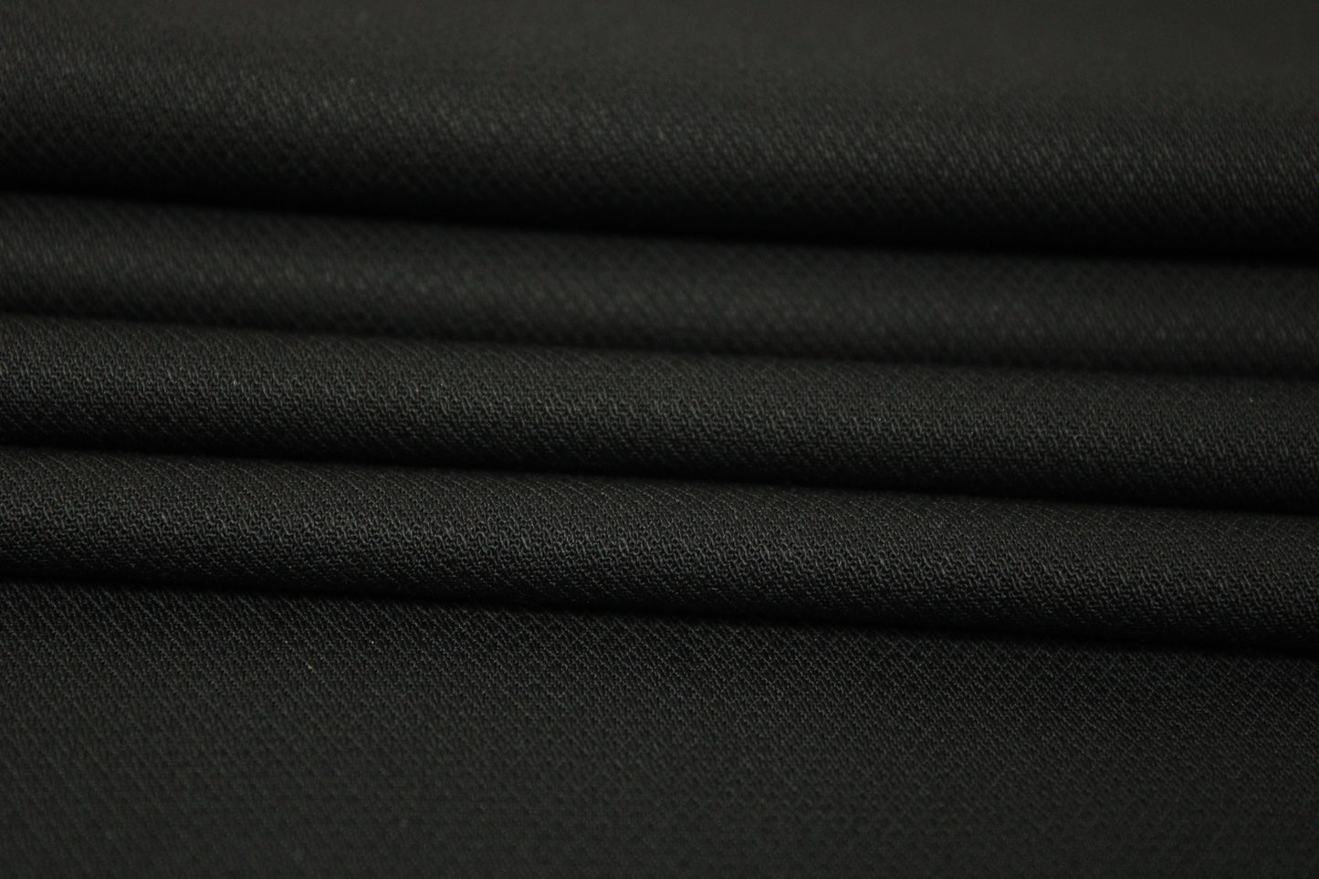 Tissu toile stretch - noir - photo 2/3 | So Tissus