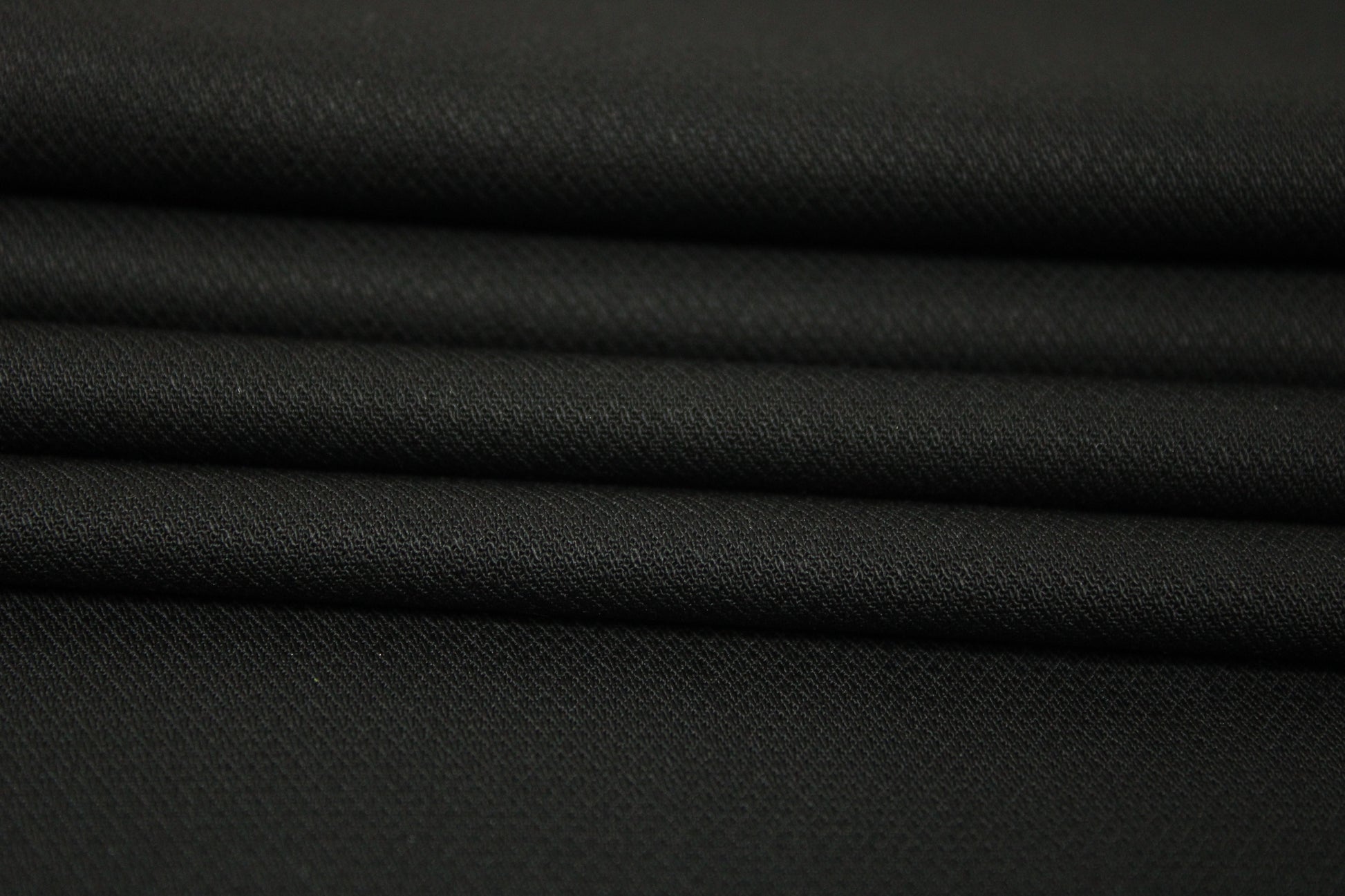 Tissu toile stretch - noir - photo 2/3 | So Tissus