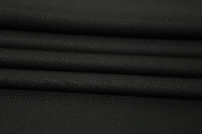 Tissu toile stretch - noir - photo 2/3 | So Tissus