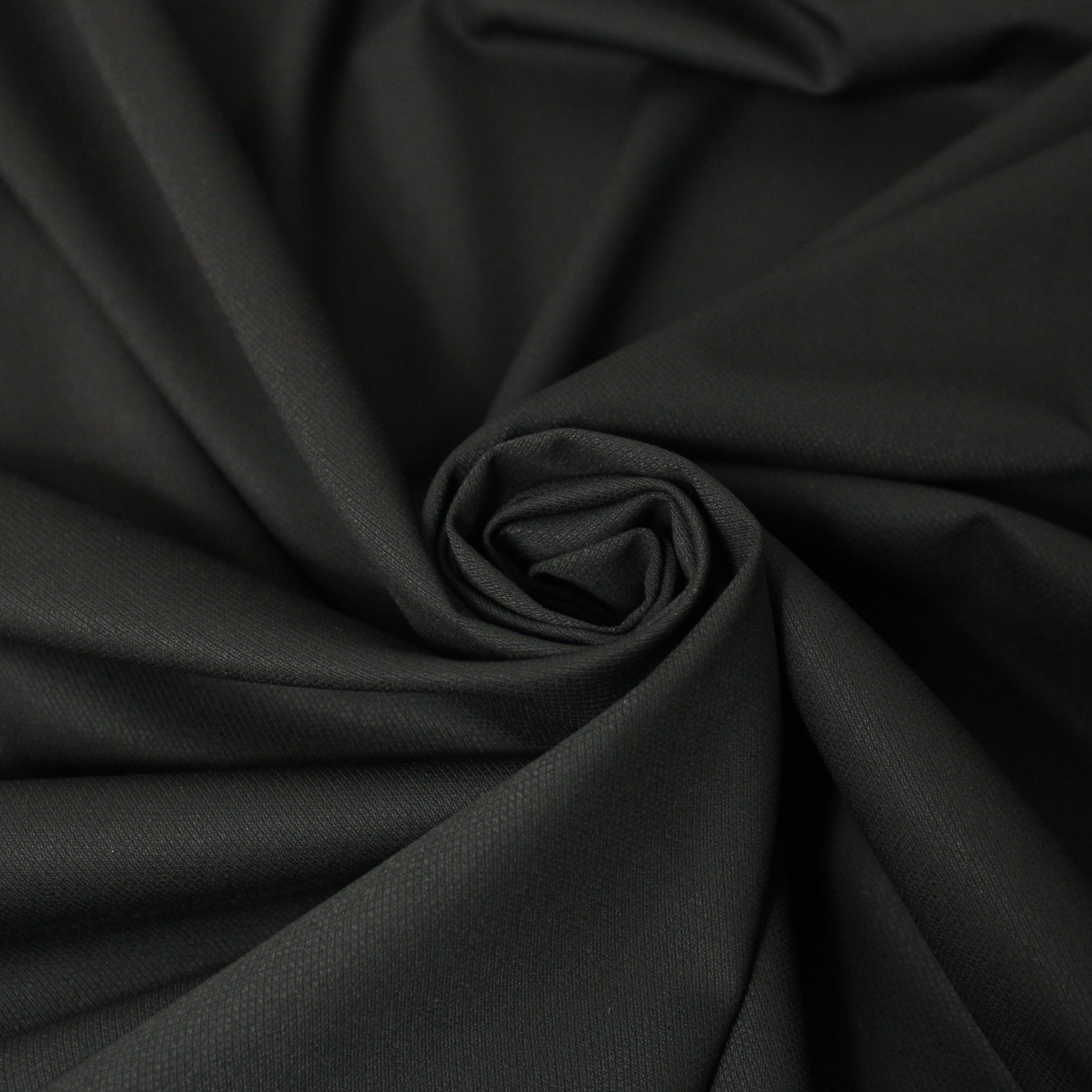 Tissu toile stretch - noir - photo 1/3 | So Tissus