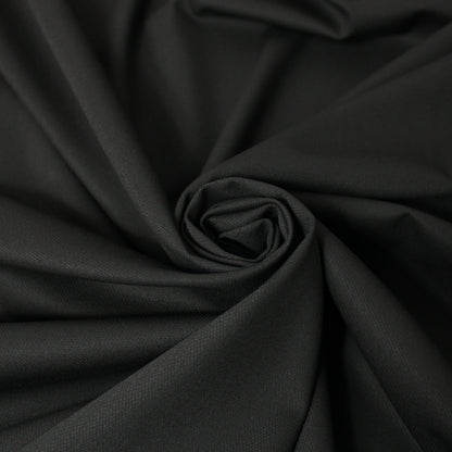 Tissu toile stretch - noir - photo 1/3 | So Tissus