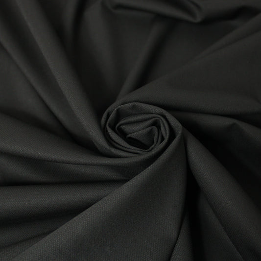 Tissu toile stretch - noir - photo 1/3 | So Tissus