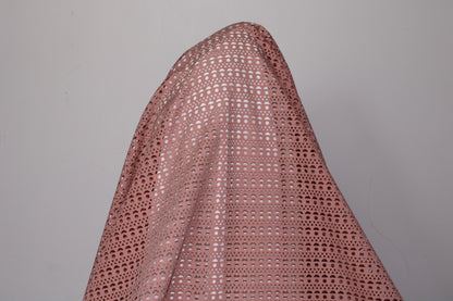 Tissu broderie anglaise au laser - nude - photo 3/5 | So Tissus