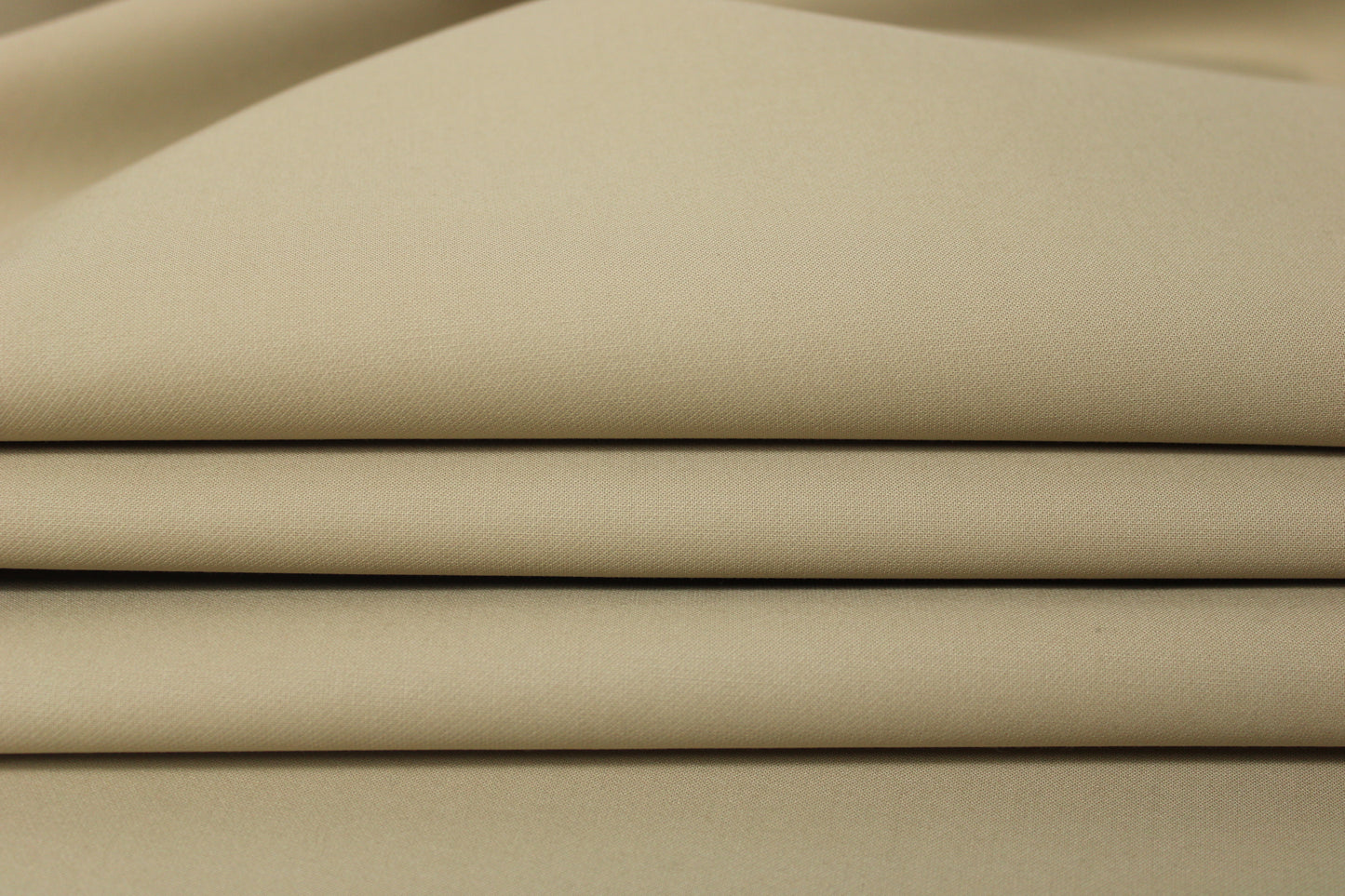 Tissu gabardine de coton prestige - beige clair - photo 2/3 | So Tissus
