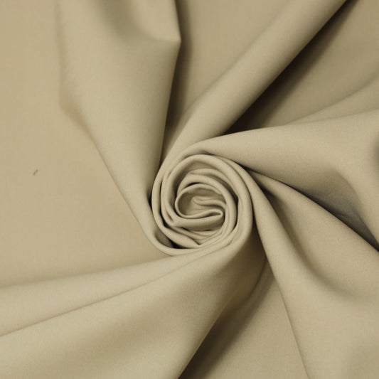 Tissu gabardine de coton prestige - beige clair - photo 1/3 | So Tissus