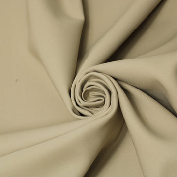 Tissu gabardine de coton prestige - beige clair