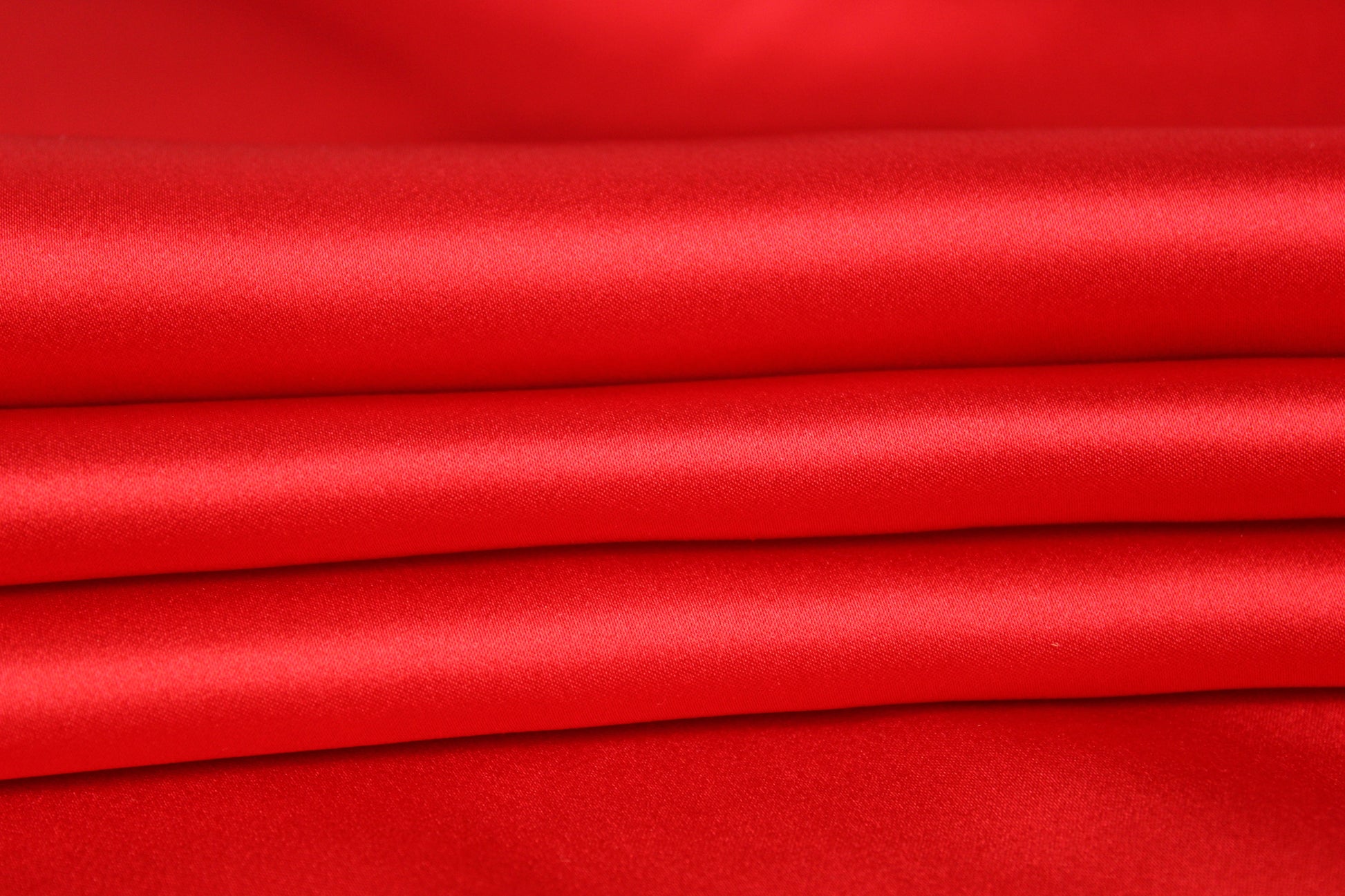 Tissu satin de soie - rouge - photo 2/3 | So Tissus