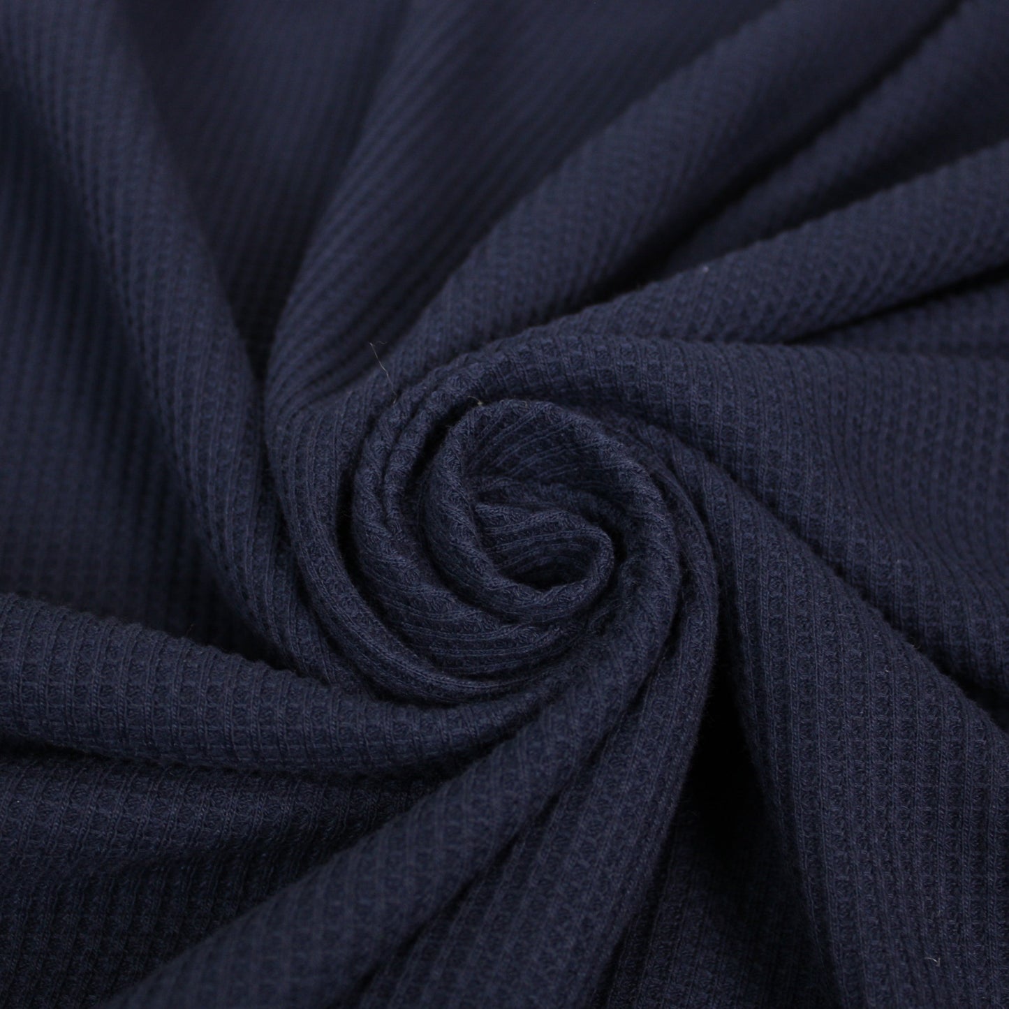 Tissu maille nid d'abeille - bleu marine - photo 1/3 | So Tissus
