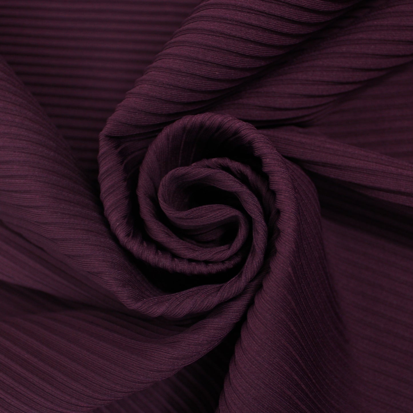 Tissu maille côtelé - prune - photo 1/3 | So Tissus