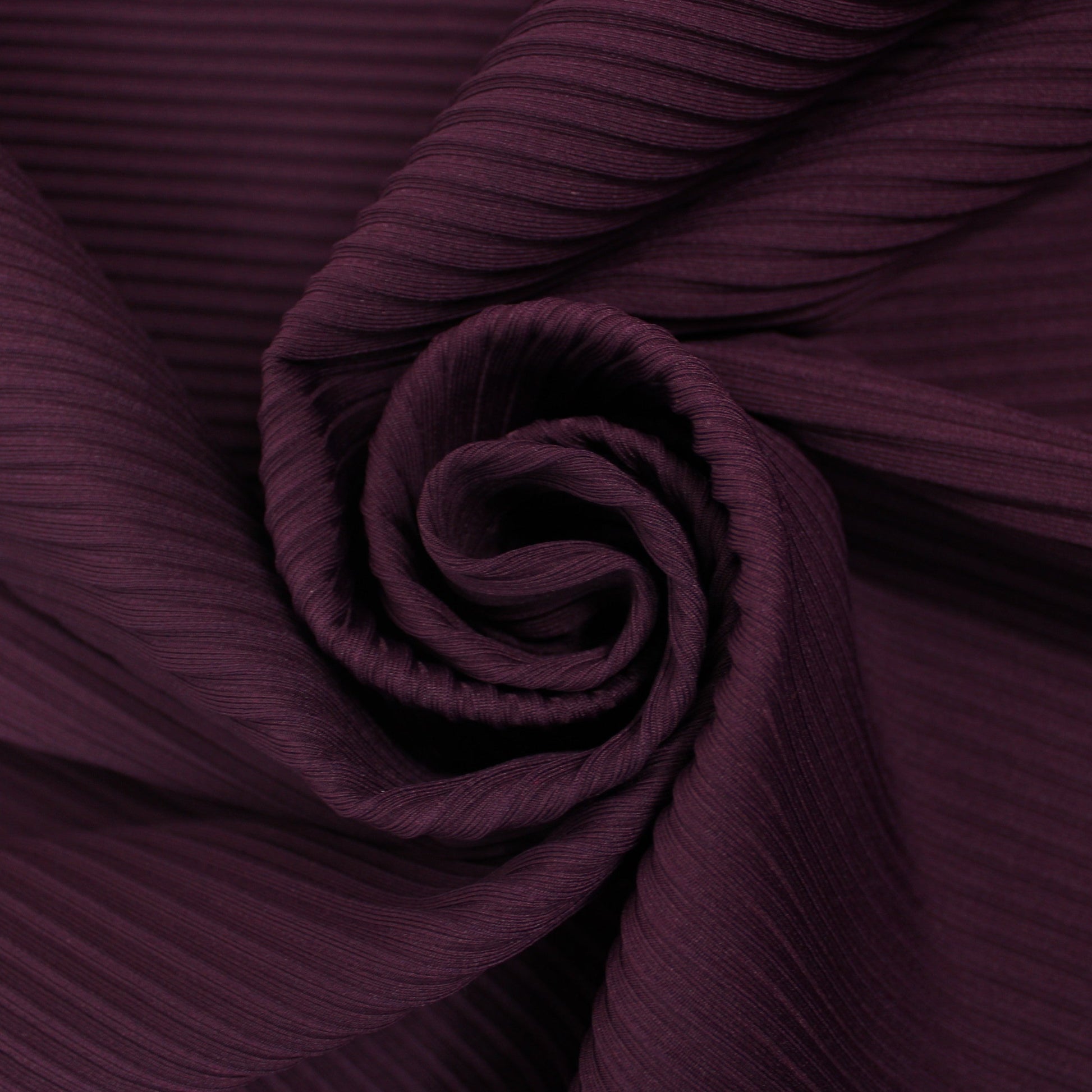 Tissu maille côtelé - prune - photo 1/3 | So Tissus