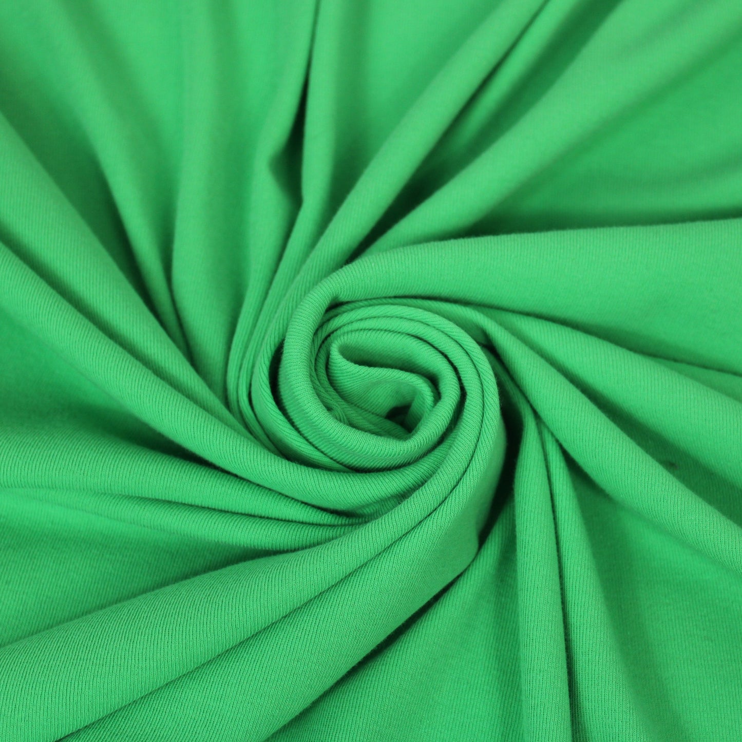 Tissu maille coton côtelé - vert pomme - photo 1/3 | So Tissus