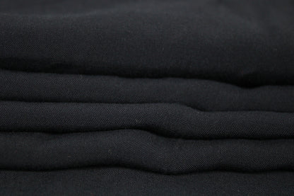Tissu voile de viscose - noir - photo 2/3 | So Tissus