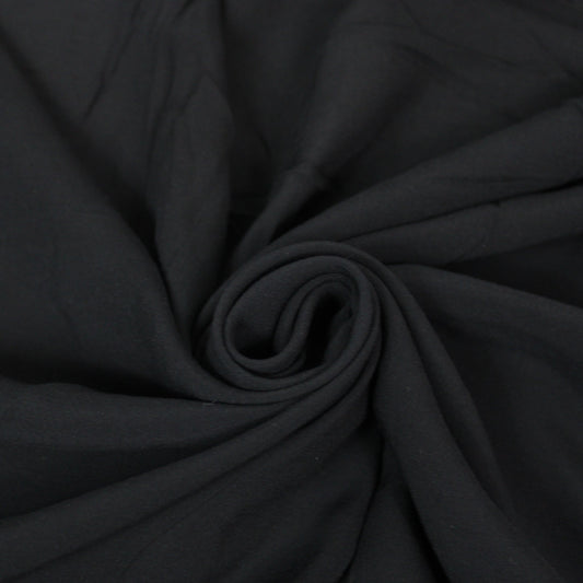 Tissu voile de viscose - noir - photo 1/3 | So Tissus