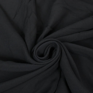 Tissu voile de viscose - noir