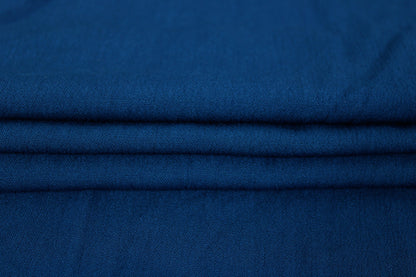 Tissu crêpe viscose - bleu canard - photo 2/3 | So Tissus