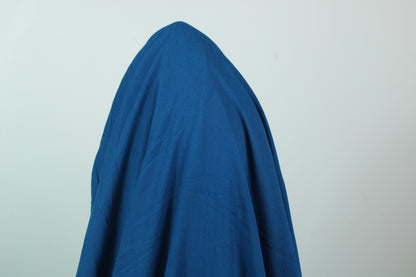 Tissu crêpe viscose - bleu canard - photo 3/3 | So Tissus