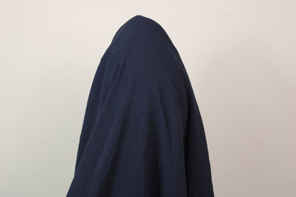 Fabric crepe viscose - navy blue