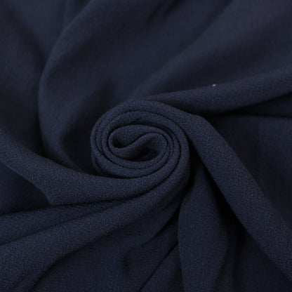 Fabric crepe viscose - navy blue