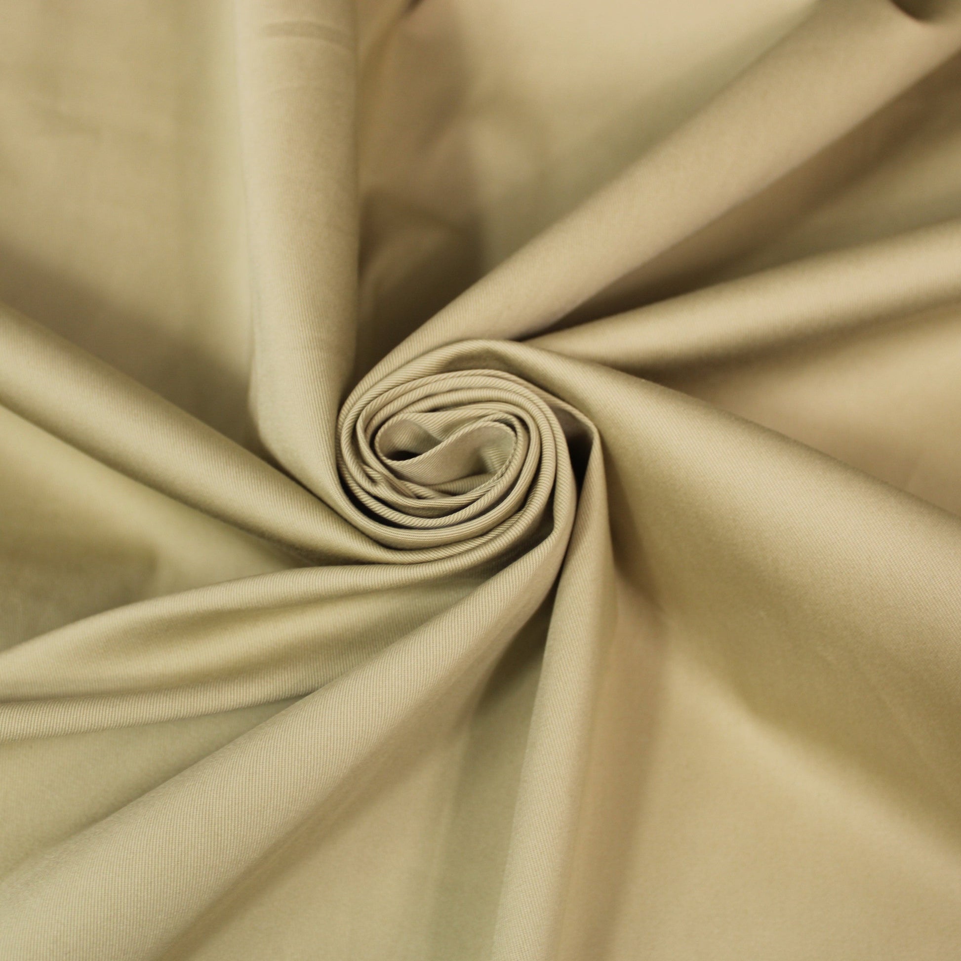 Tissu gabardine de coton - beige - photo 1/3 | So Tissus