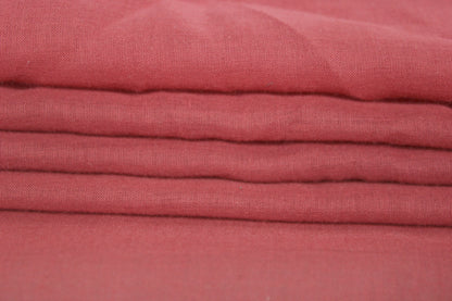 Tissu voile de coton - rouge tomette - photo 2/3 | So Tissus