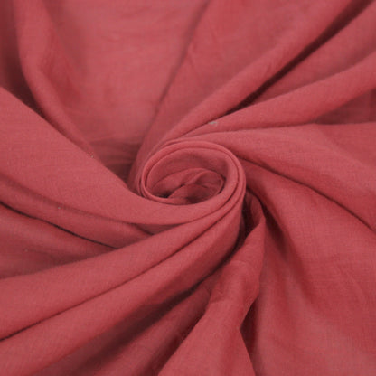 Tissu voile de coton - rouge tomette - photo 1/3 | So Tissus