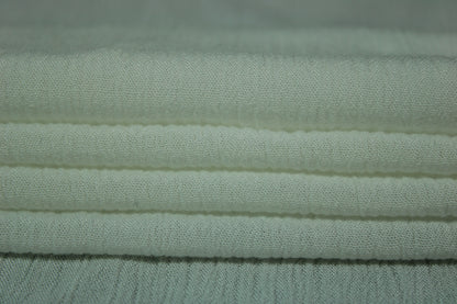 Tissu crêpon viscose - blanc - photo 2/3 | So Tissus