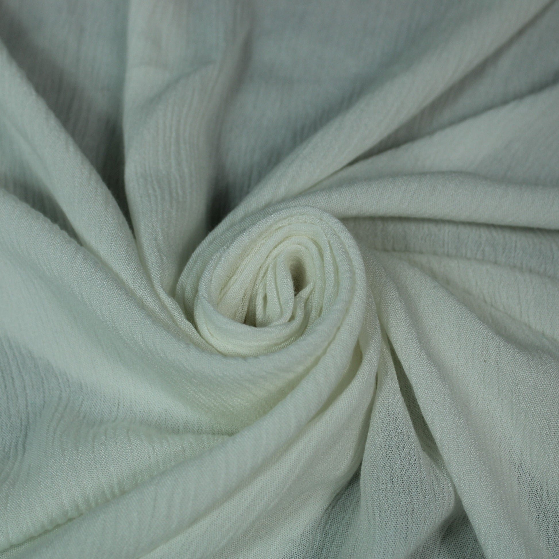 Tissu crêpon viscose - blanc - photo 1/3 | So Tissus