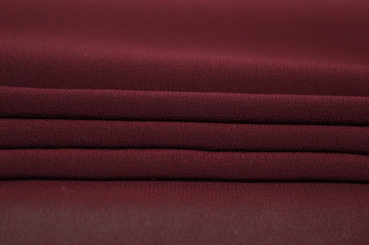 Tissu crêpe georgette  - bordeaux - photo 2/4 | So Tissus