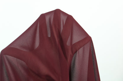 Tissu crêpe georgette  - bordeaux - photo 4/4 | So Tissus