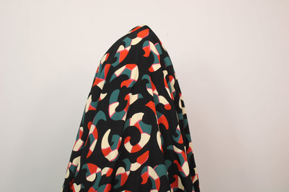 Tissu crêpe viscose - imprimé abstrait - photo 3/4 | So Tissus
