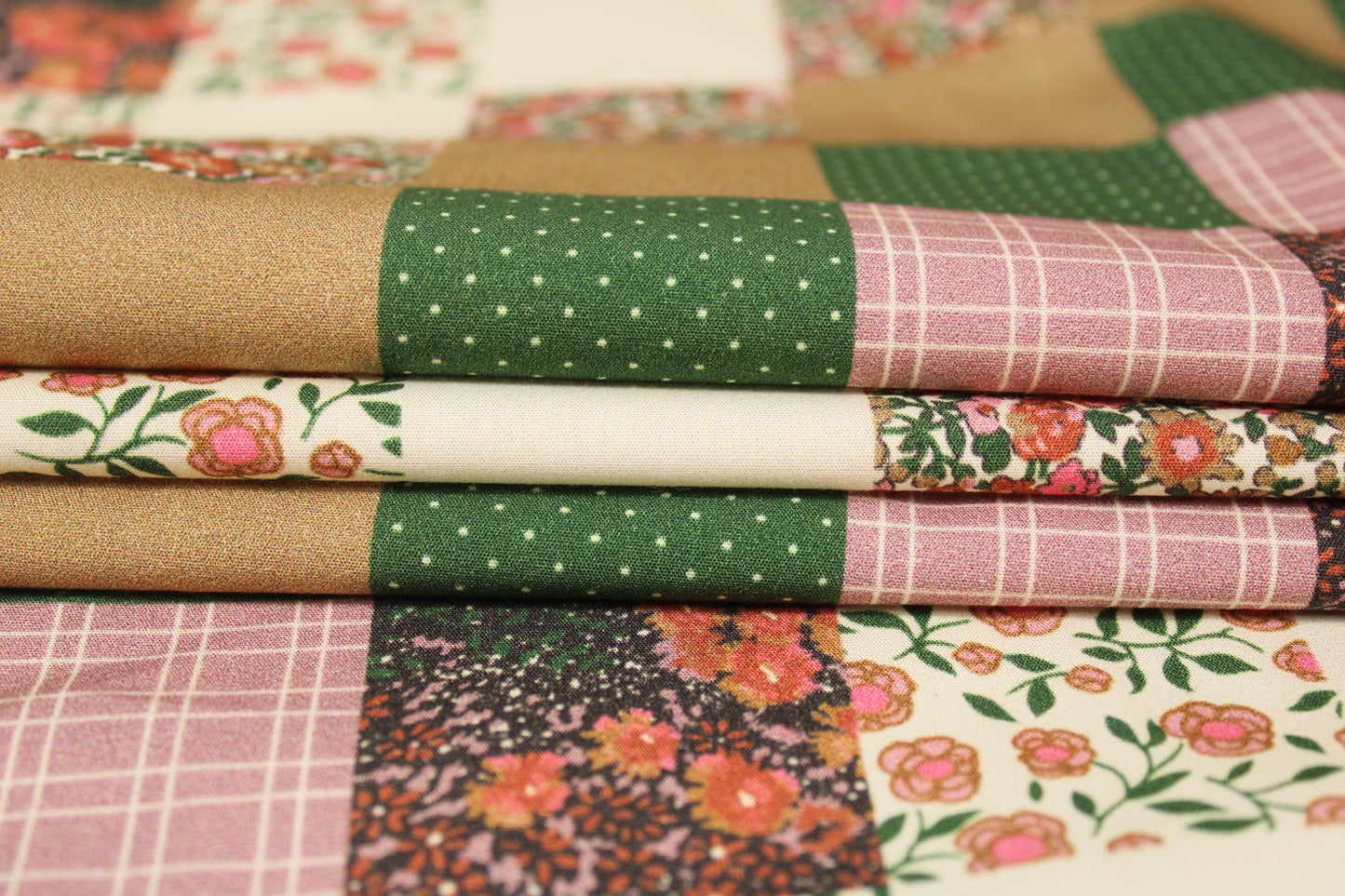Tissu toile de coton - imprimé patchwork - photo 2/4 | So Tissus