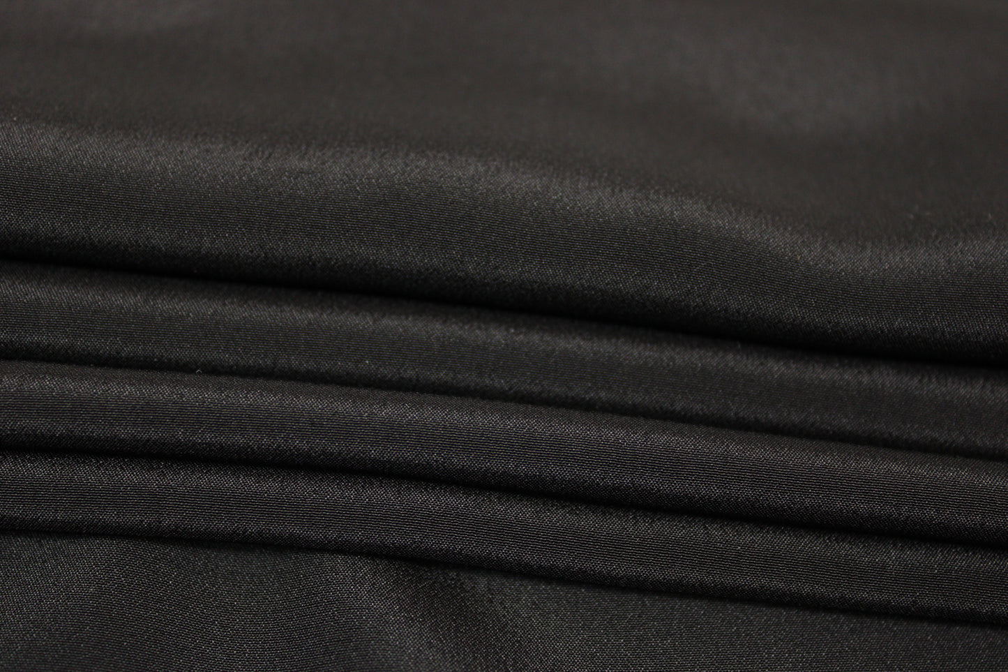 Tissu crêpe de chine 100% soie - noir - photo 2/3 | So Tissus
